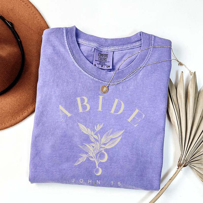 ABIDE Faith Based Streetwear T-Shirt
