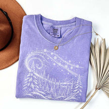 Vintage Winter Forest Comfort Colors T-Shirt