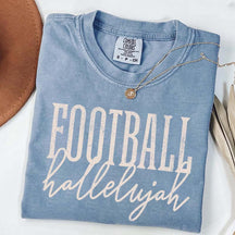Distressed Retro Football Hallelujah T-Shirt