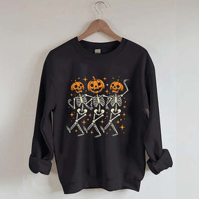 Pumpkin Skeleton Halloween Sweatshirt