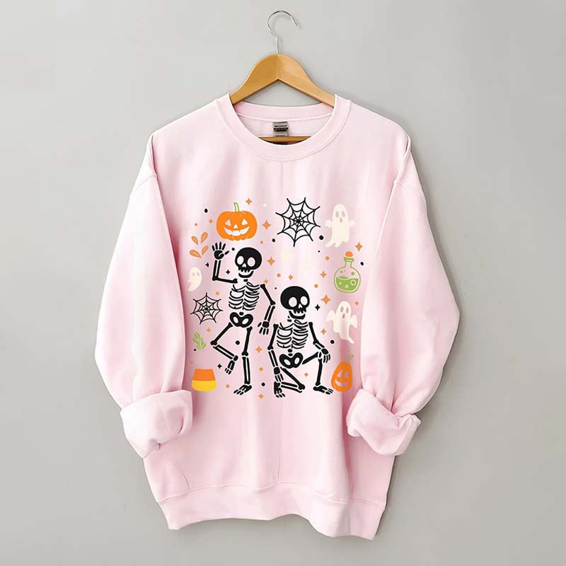 Slightly Subtle FDT Halloween Skeleton Sweatshirt