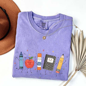 Funny Teacher Life School Supplies T-Shirt