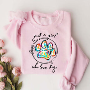 Just a Girl Who Loves Dogs Sweatshirt