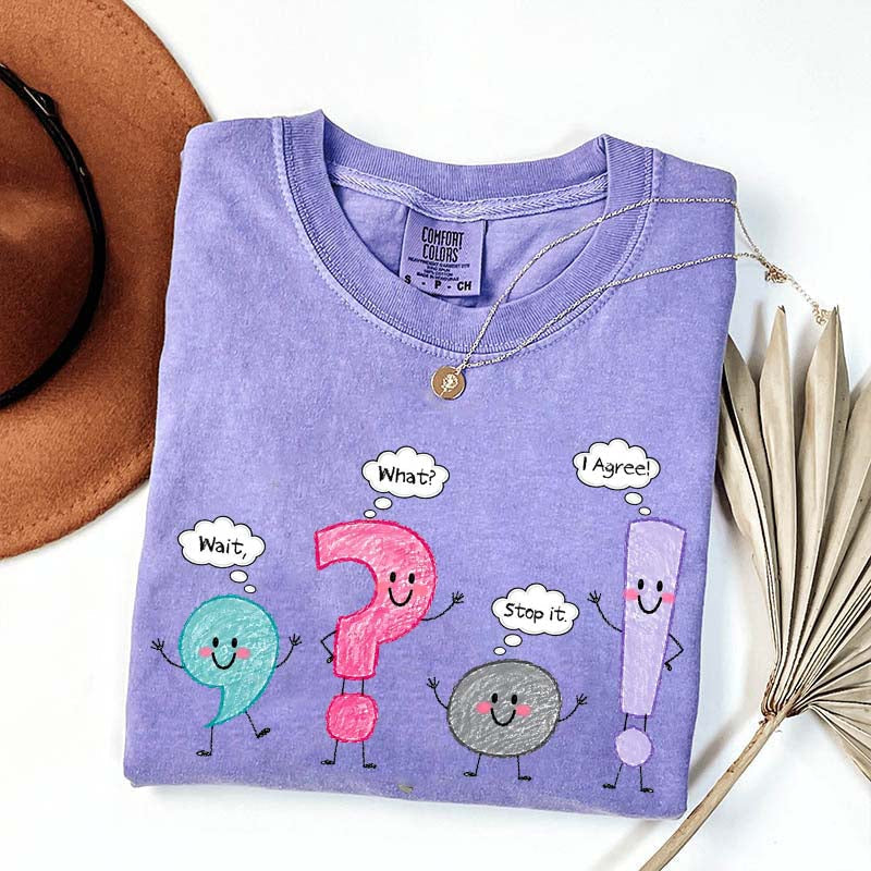 Punctuation English Teacher T-Shirt
