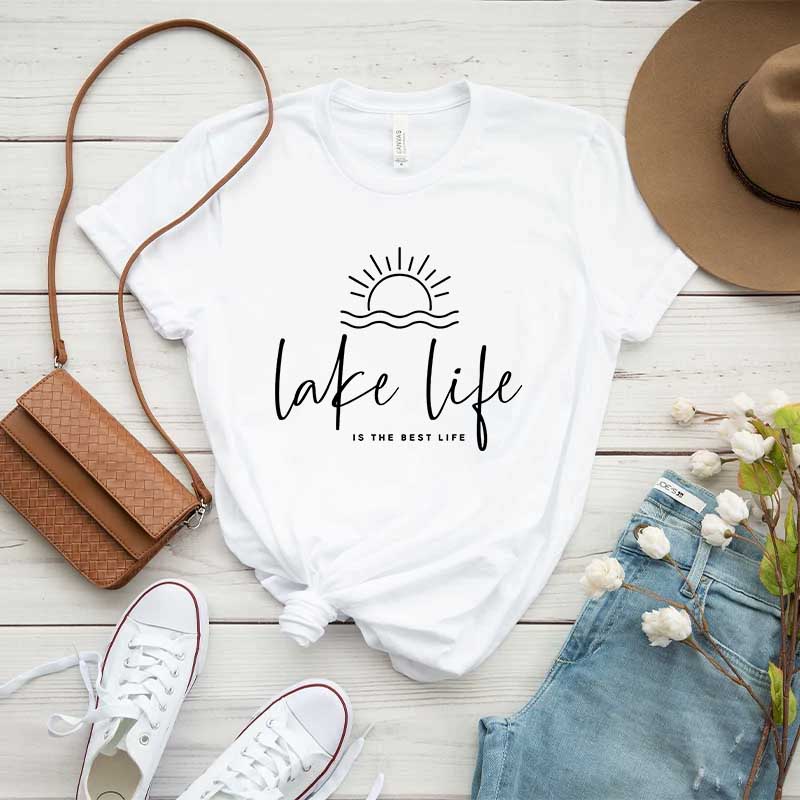 Lake Life Adventurer Vacation T-Shirt
