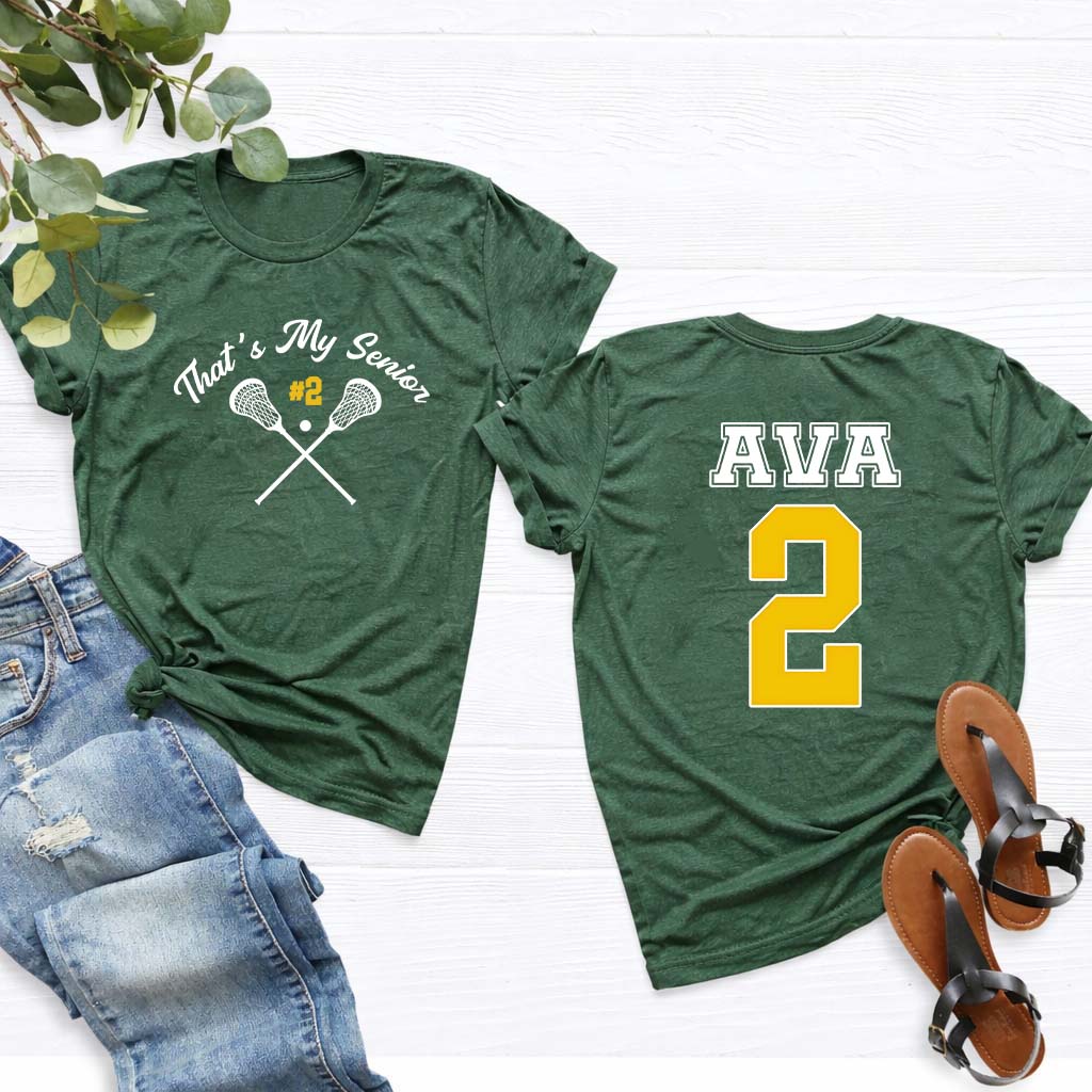 Custom Senior Lacrosse Team T-Shirt