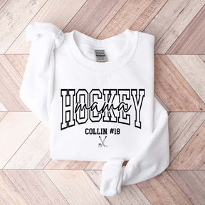 Personalized Hockey Mama Sweatshirt