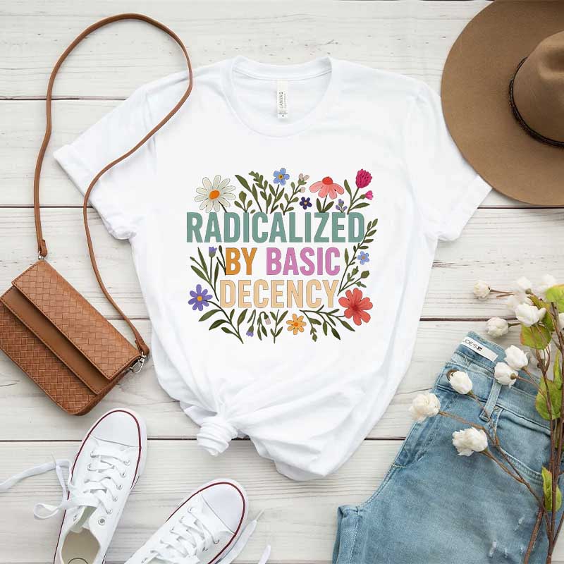 Progressive Floral Political T-Shirt