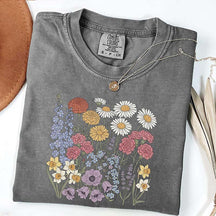 Botanical Print Wildflowers Vibes Sweatshirt