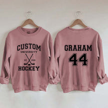 Personalized University Hockey Est Custom Year Sweatshirt