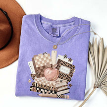 Checkered Leopard Teacher T-Shirt