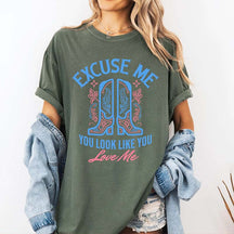 Retro Cowgirl Country Music T-Shirt