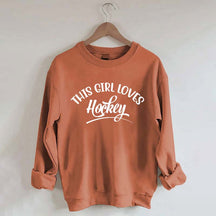 This Girl Loves Hockey Sweatshirt