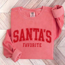 Funny Santas Favorite Christmas Sweatshirt