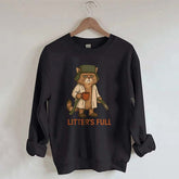 Litter's Full Christmas Vacation Cat Sweatshirt