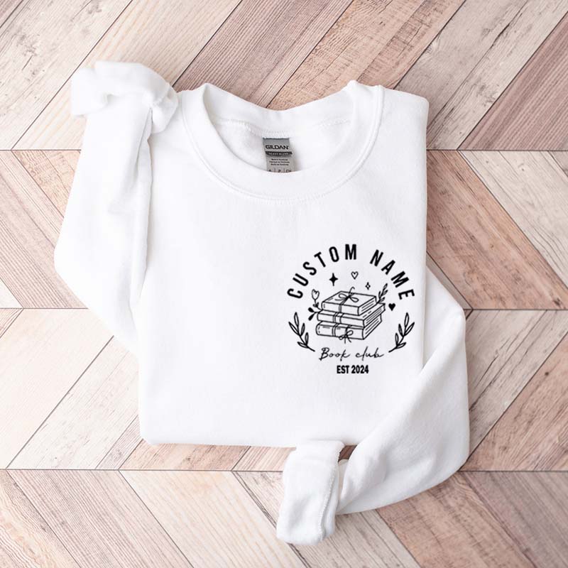 Custom Book Name Sweatshirt