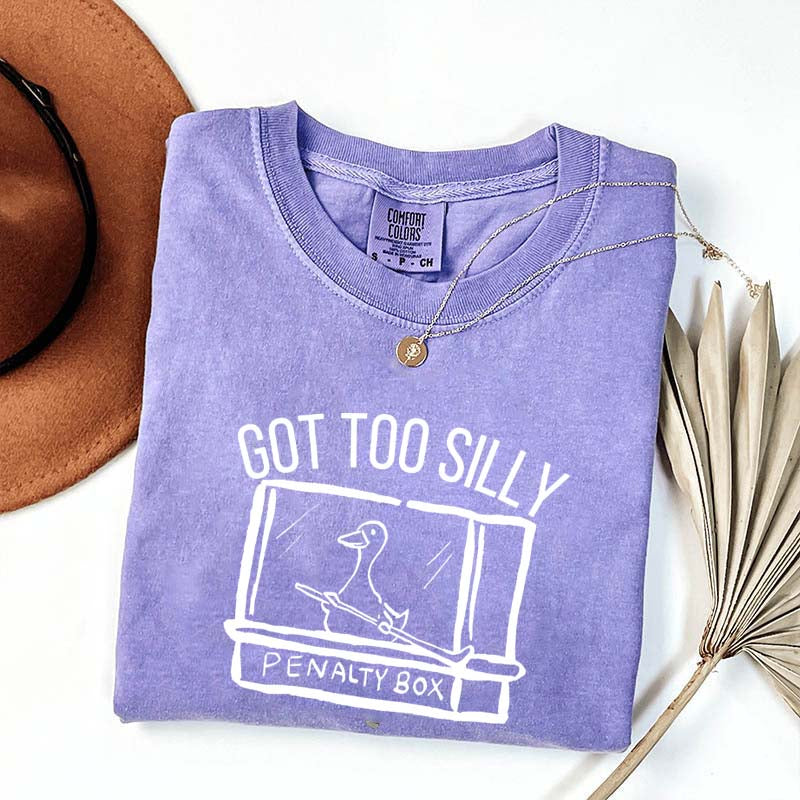 Hockey Got Too Silly Penalty Box T-Shirt