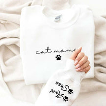 Personalized Cat Mama Sweatshirt
