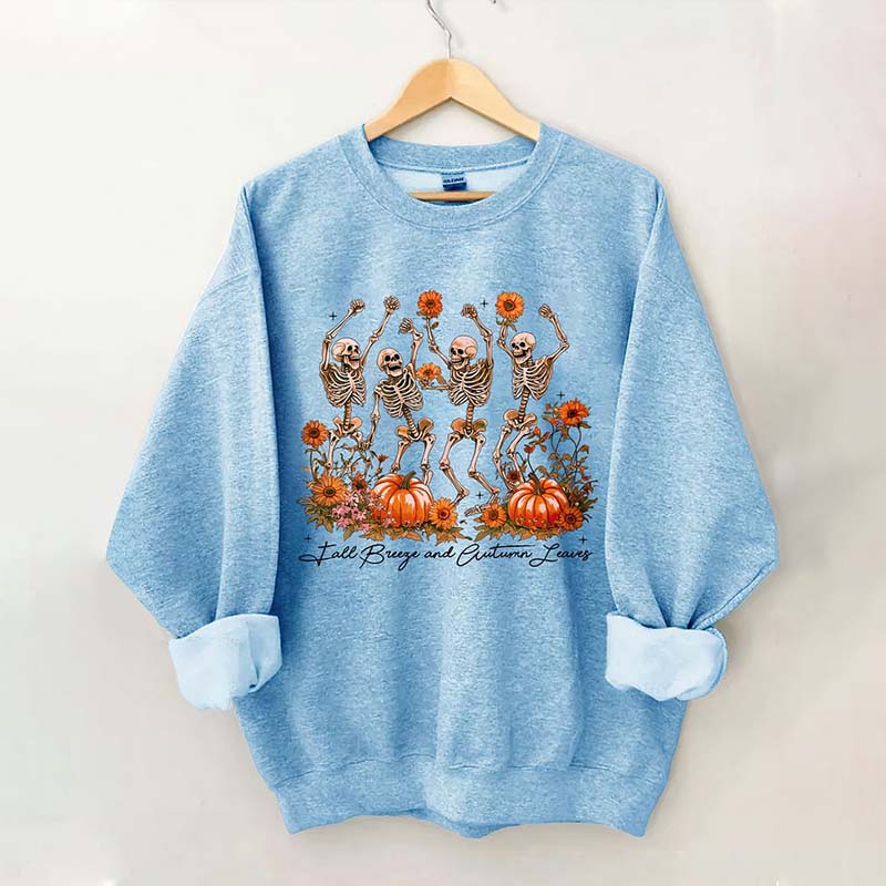 Fall Breeze and Autumn Leaves Sweatshirt