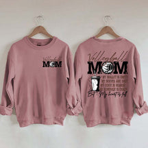 Volleyball Mom My Wallet is Empty Sweatshirt