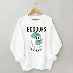 Booooks Halloween Reading Sweatshirt