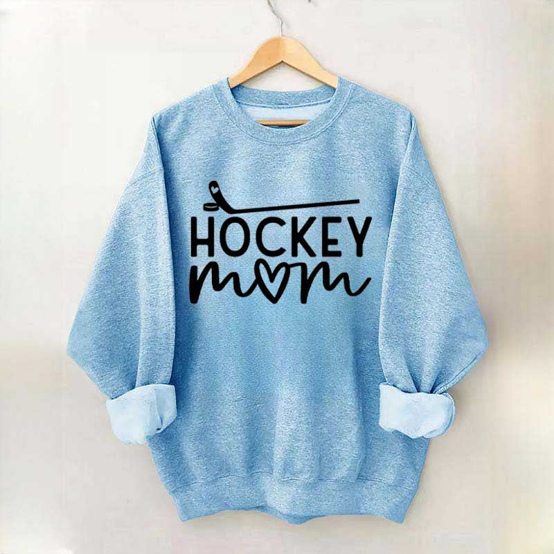 Ice Hockey Vibes Mom Sweatshirt