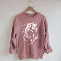Rider Horse Lineart Sweatshirt