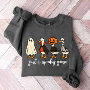 Halloween Just a Spooky Goose Sweatshirt