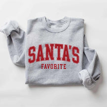 Santas Favorite Christmas Sweatshirt