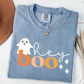 Hey Boo Ghost Halloween T-Shirt