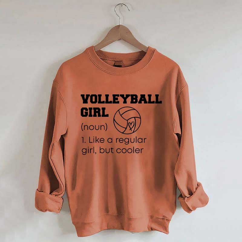 Volleyball Girl Explanation Sweatshirt