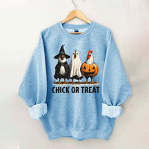Retro Halloween Chicken Sweatshirt