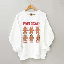 Pain Scale Gingerbread Sweatshirt