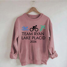 Custom Triathlon Swimming Biking Running Sweatshirt