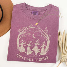 Vintage Girls Will Be Girls Witch T-Shirt
