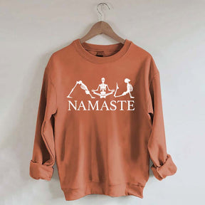 Namaste Yoga Skeleton Sweatshirt