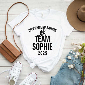 Custom Family Matching Runner's Race Team T-Shirt