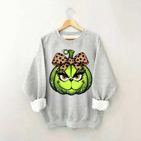 Halloween Leopard Green Guy Sweatshirt