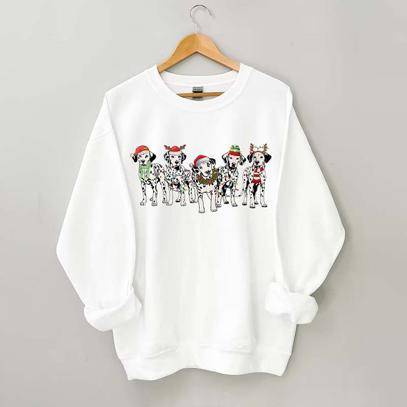 Christmas Dalmatian Sweatshirt