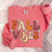 Fall Vibes Flowers Cute Sweatshirt