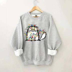 Christmas Funny Cat Sweatshirt