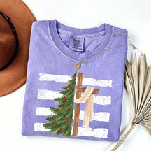 Christmas Tree Cross Faith T-Shirt