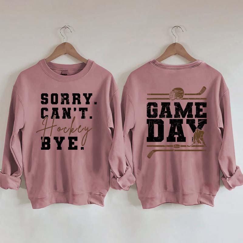 Game Day Hockey Vibes Player Sweatshirt