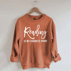 Reading Is My Favorite Sport Bookworm Sweatshirt