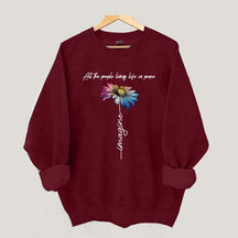 All The People Living Life In Peace Sweatshirt