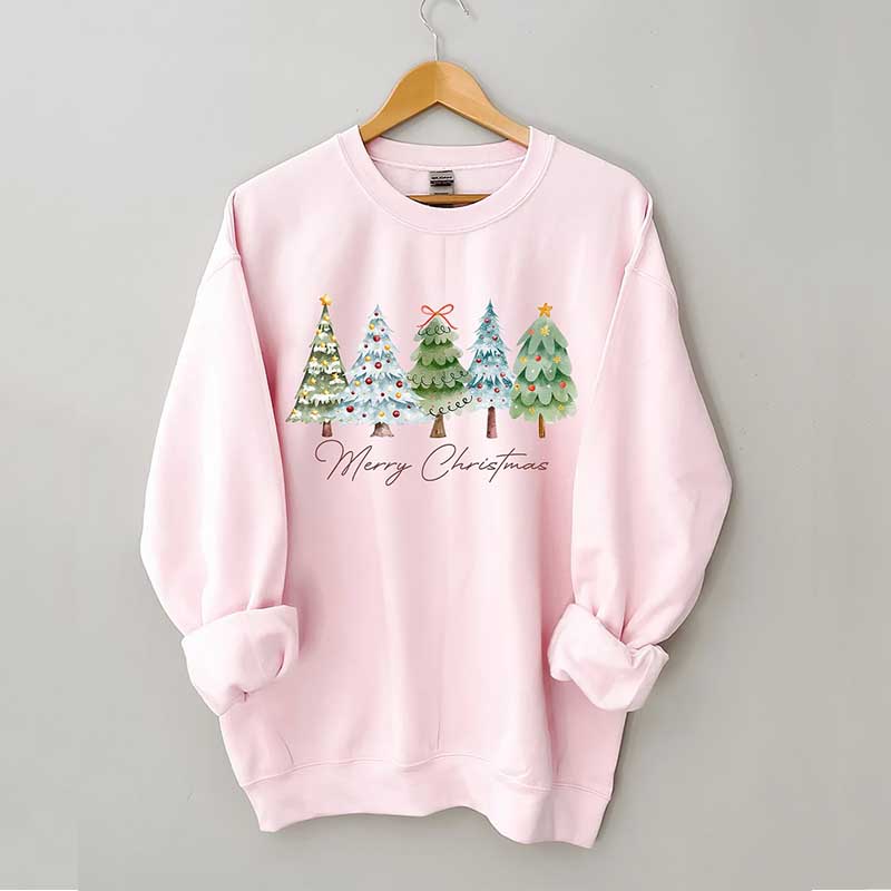 Merry Christmas Tree Sweatshirt