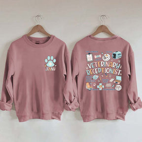Custom Veterinary Receptionist Sweatshirt