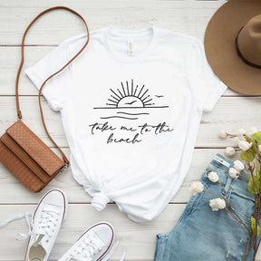 Take Me To The Beach Cute T-Shirt