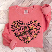 Vintage Pumpkin Cottagecore Fall Sweatshirt