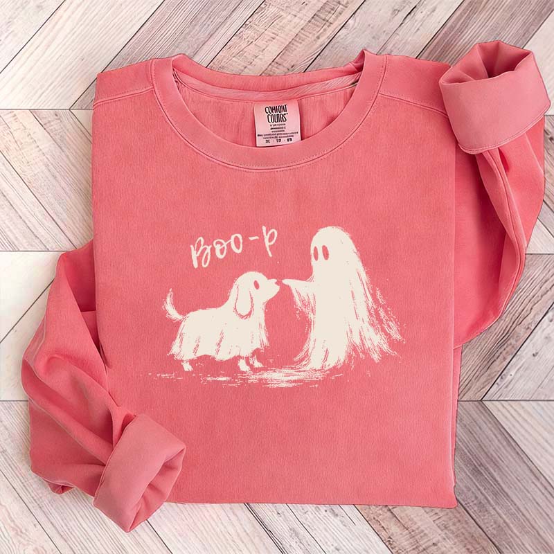 Funny Ghost Puppy Boo-P Dog Sweatshirt